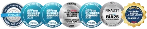 Industry award logos